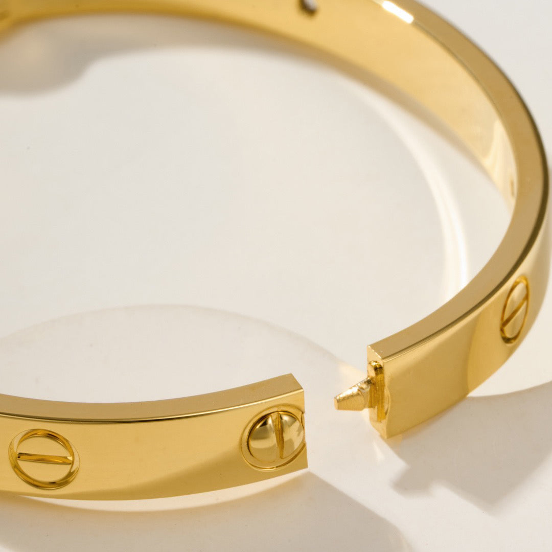 [AuraEcho]LOVE BRACELET 6.1MM 4 DIAMONDS