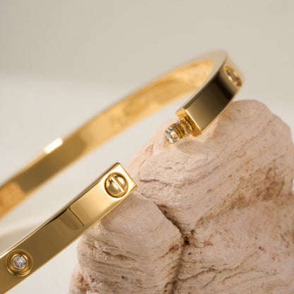 [AuraEcho]LOVE BRACELET 3.65MM 6 DIAMONDS