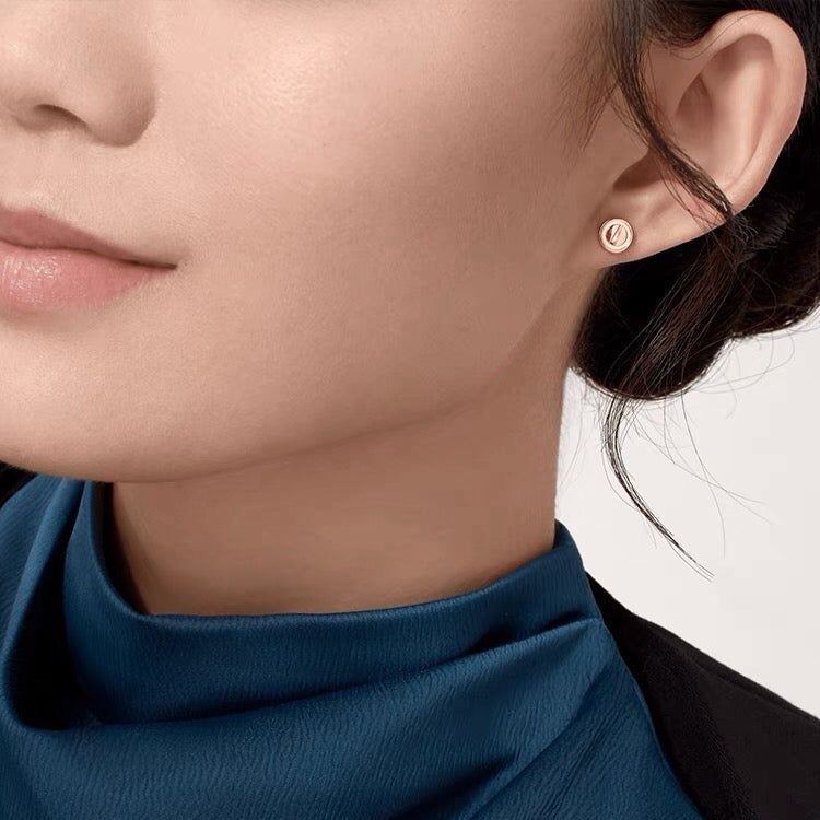 [AuraEcho]LOVE EARRINGS 7.2MM