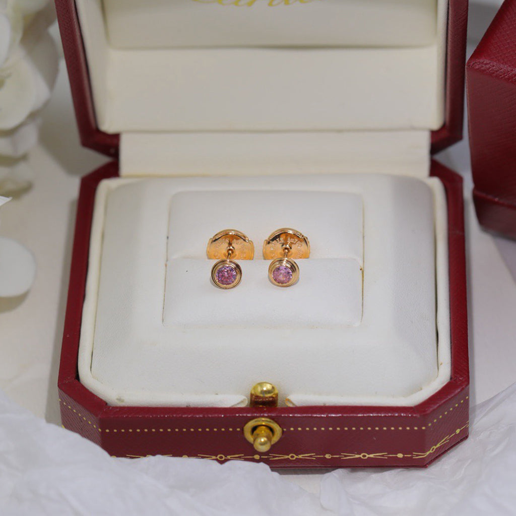 [AuraEcho]DAMOUR PING DIAMOND EARRINGS