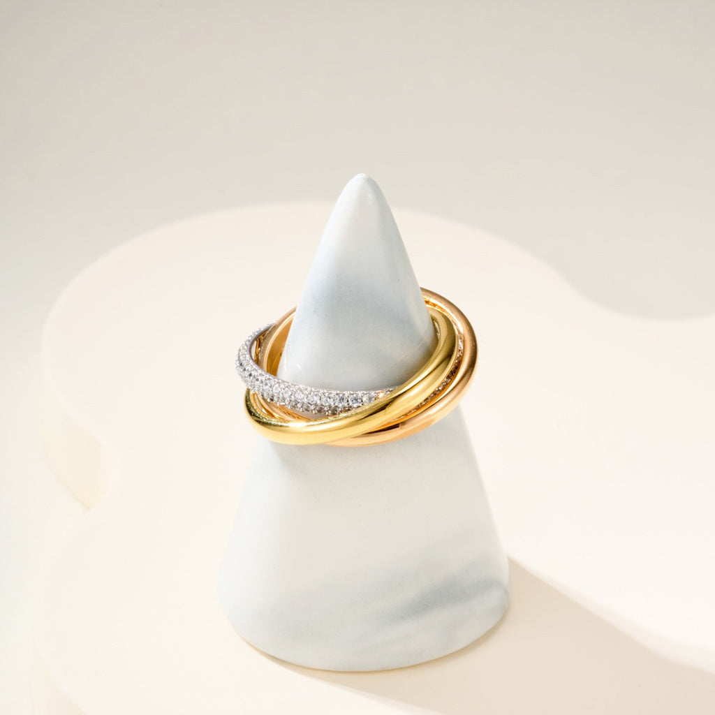 [AuraEcho]TRINITY 2.5MM RING COLLECTION