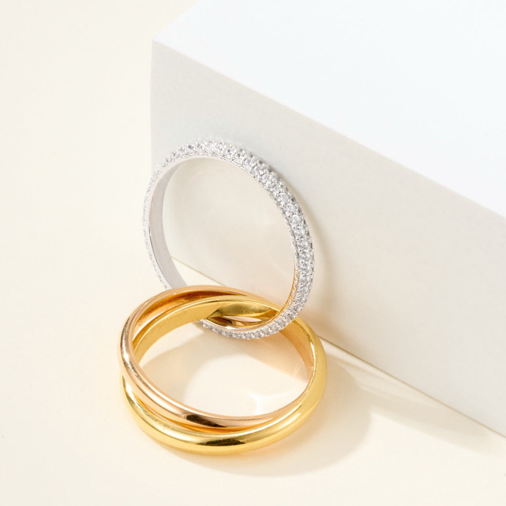 [AuraEcho]TRINITY 2.5MM RING COLLECTION