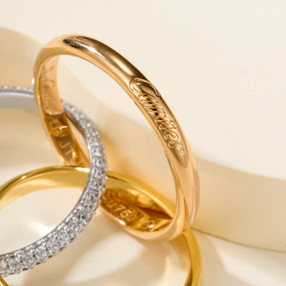 [AuraEcho]TRINITY 2.5MM RING COLLECTION
