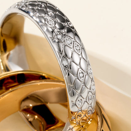 [AuraEcho]TRINITY  RING LEOPARD PRINT