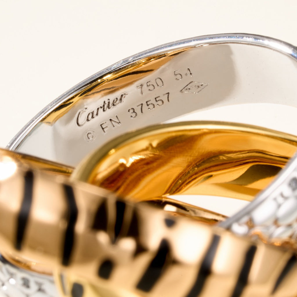 [AuraEcho]TRINITY  RING LEOPARD PRINT