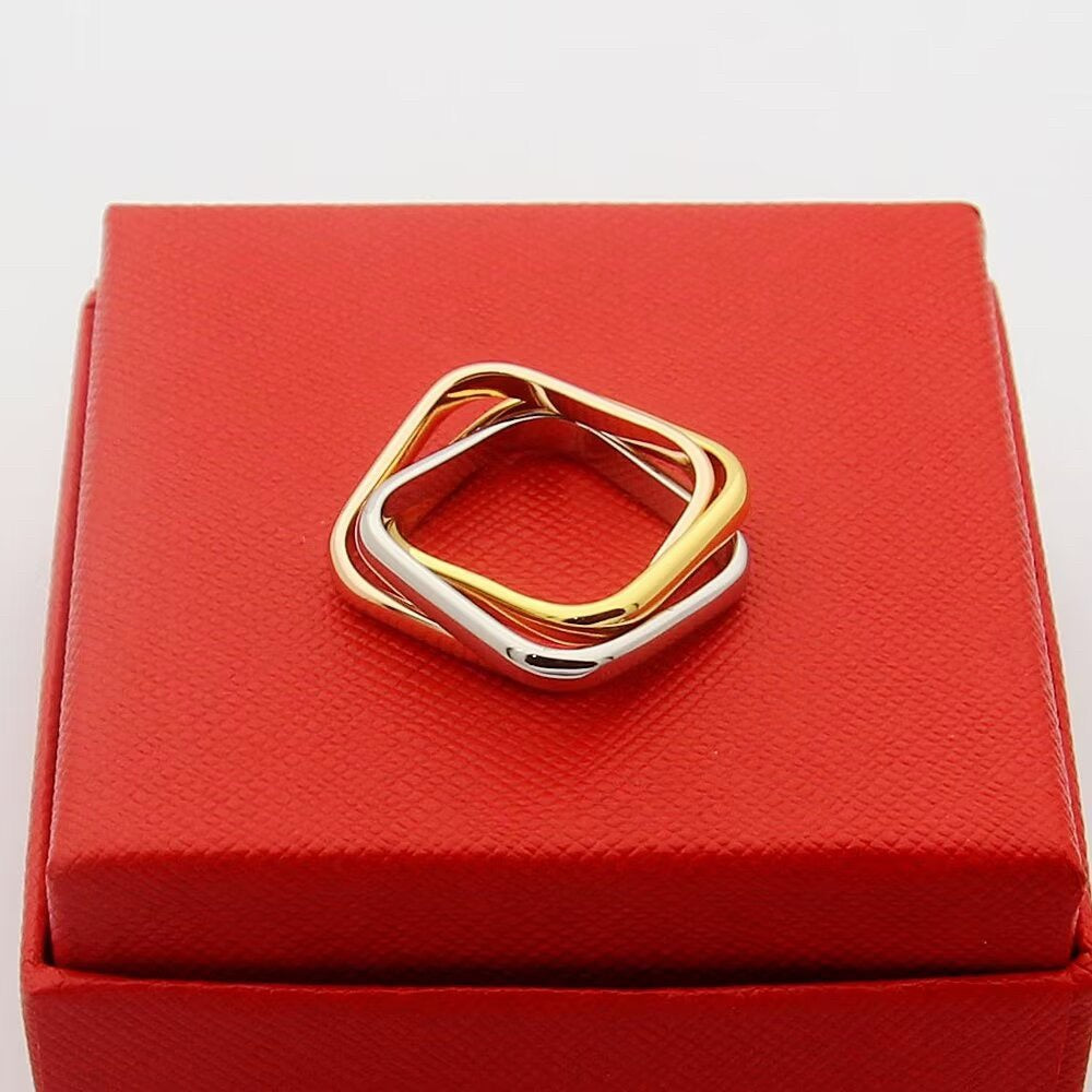 [AuraEcho]TRINITY 3.5MM CUSHION RING COLLECTION