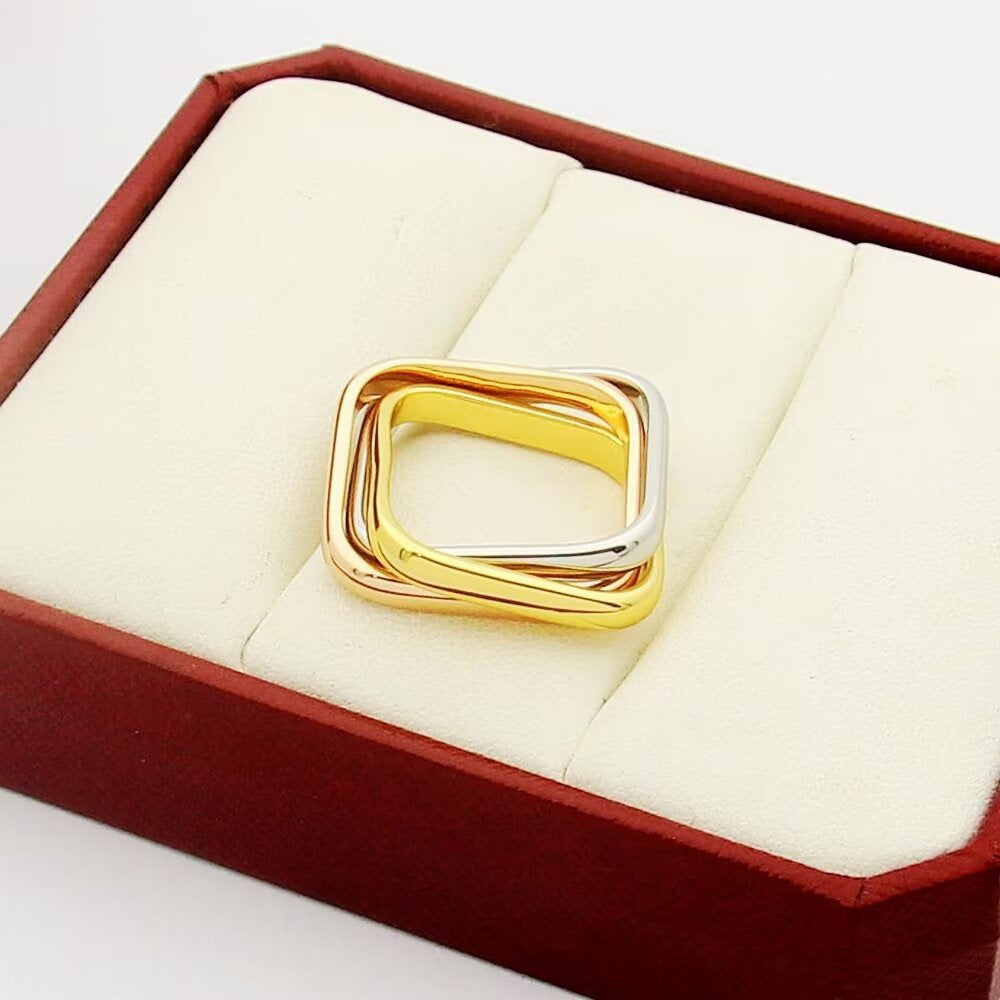 [AuraEcho]TRINITY 3.5MM CUSHION RING COLLECTION