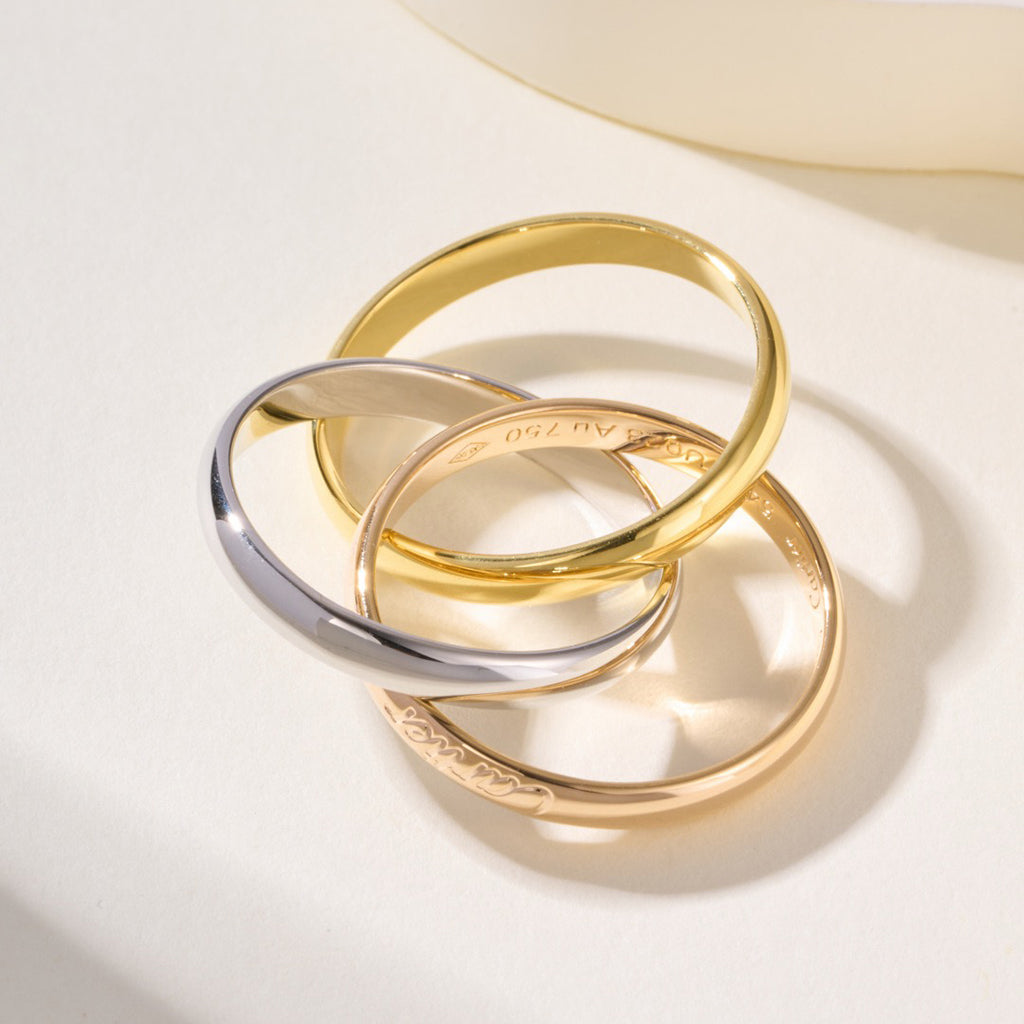 [AuraEcho]TRINITY 2.5MM RING COLLECTION