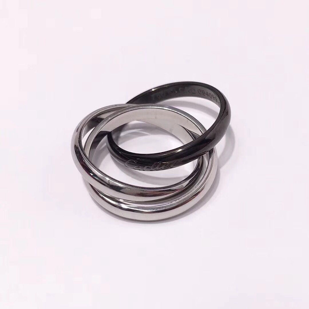 [AuraEcho]TRINITY 3.2MM RING BLACK CERAMIC