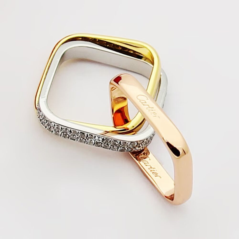 [AuraEcho]TRINITY 3.5MM CUSHION RING COLLECTION