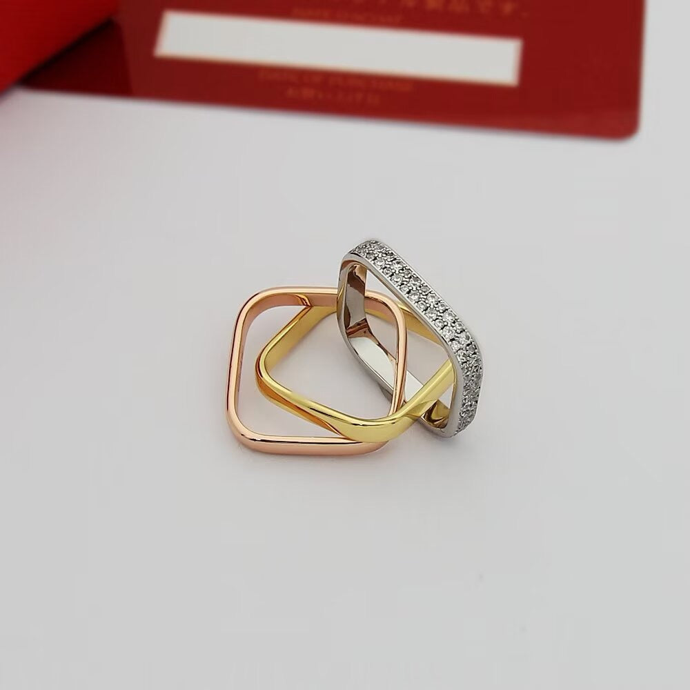 [AuraEcho]TRINITY 3.5MM CUSHION RING COLLECTION