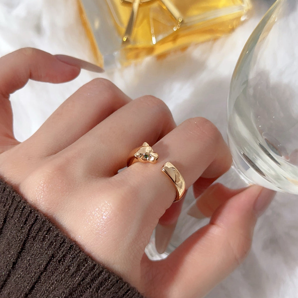 [AuraEcho]PANTHERE NO DIAMOND SMALL RING