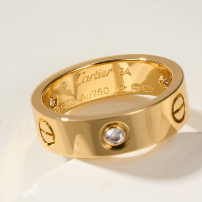 [AuraEcho]LOVE 4MM 1 DIAMOND RING
