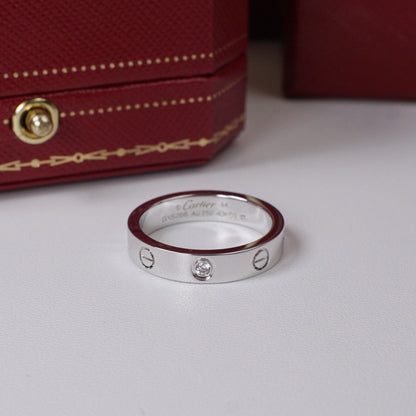 [AuraEcho]LOVE 4MM 1 DIAMOND RING