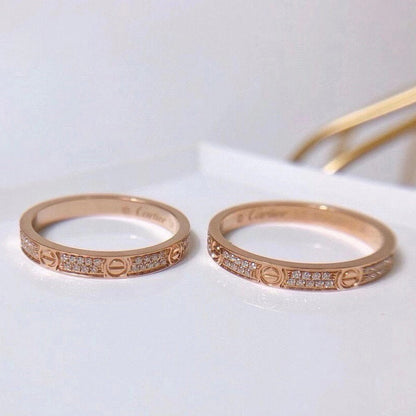 [AuraEcho]LOVE RING 2.65MM DIAMOND