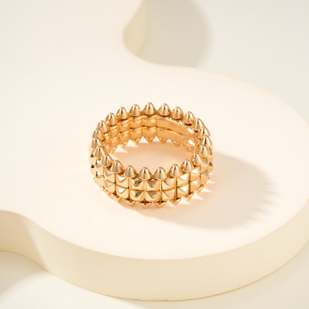 [AuraEcho]CLASH 9.2MM DOUBLE ROW RING