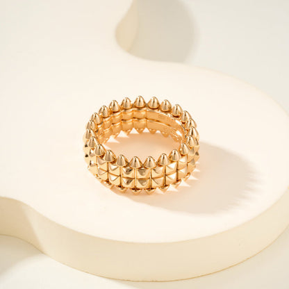 [AuraEcho]CLASH 9.2MM DOUBLE ROW RING