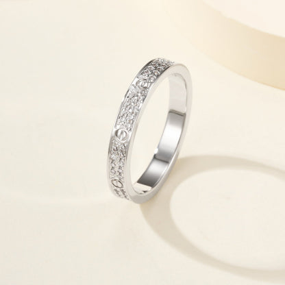 [AuraEcho]LOVE RING 2.65MM DIAMOND