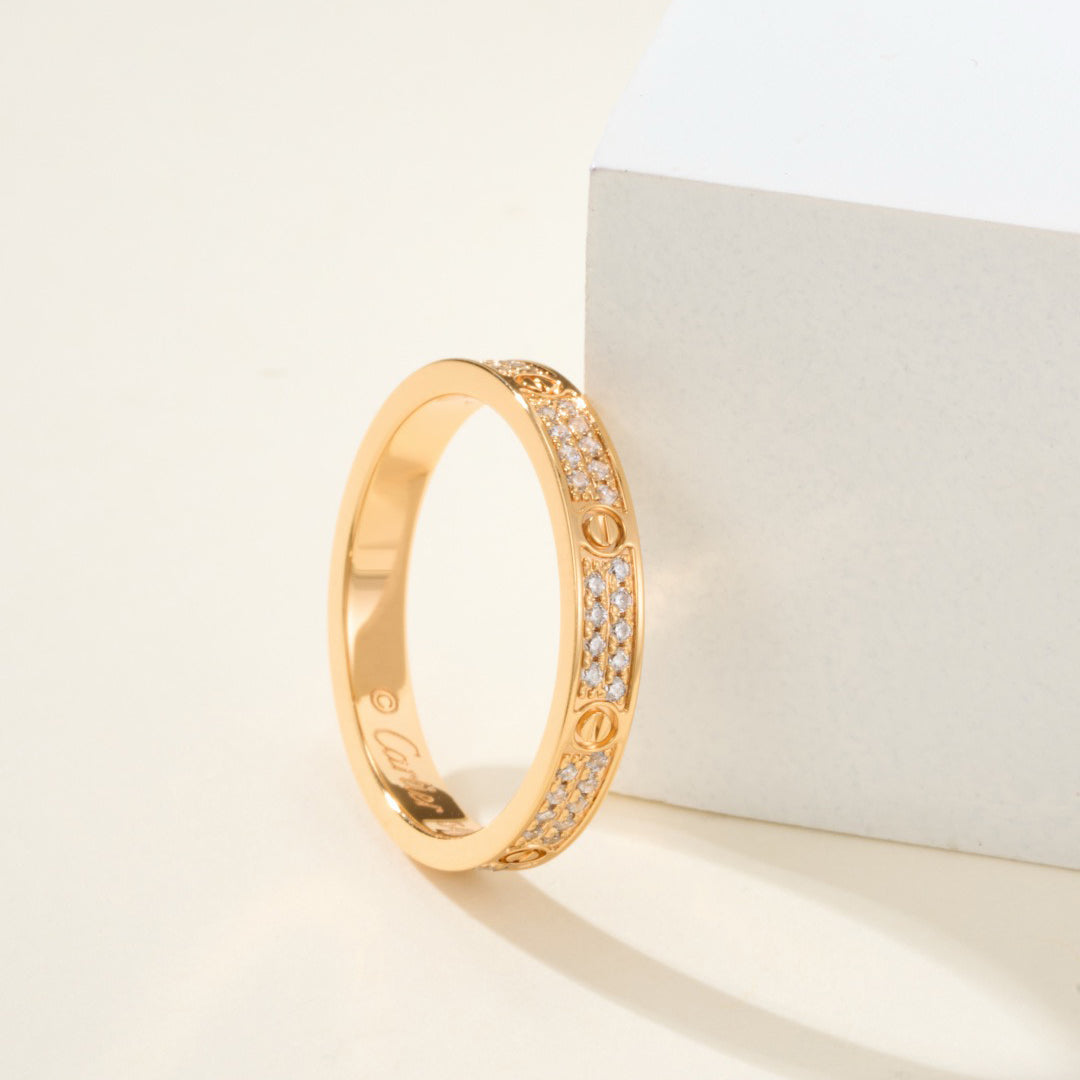 [AuraEcho]LOVE RING 2.65MM DIAMOND