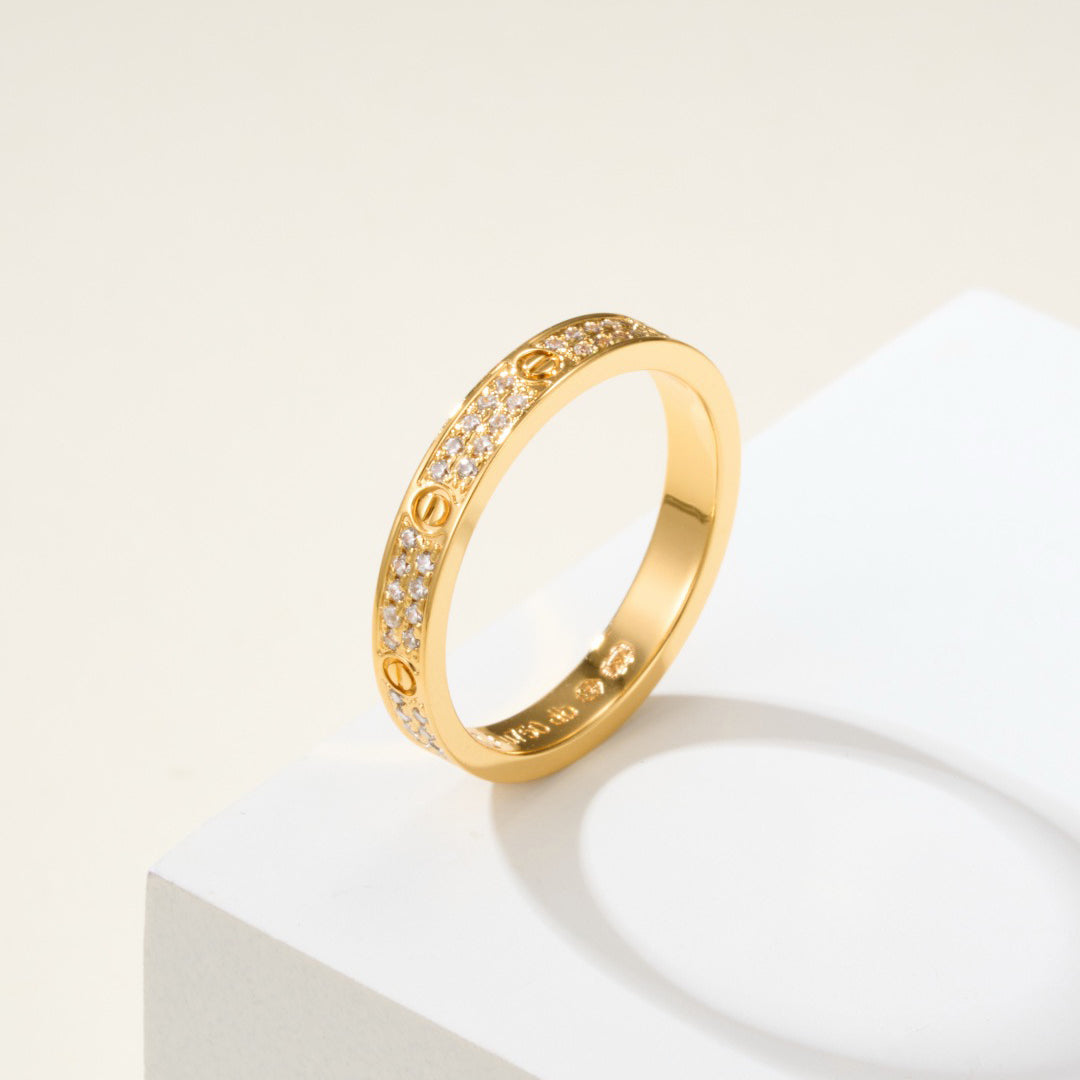 [AuraEcho]LOVE RING 2.65MM DIAMOND