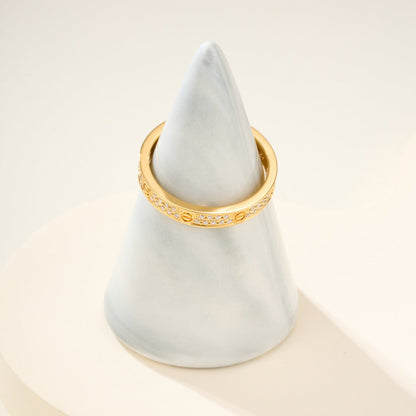 [AuraEcho]LOVE RING 2.65MM DIAMOND