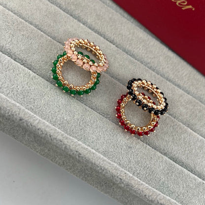 [AuraEcho]CLASH 7.9MM AGATE CHALCEDONY RING