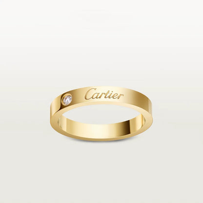 [AuraEcho]LOVE RING 4MM 1 DIAMOND