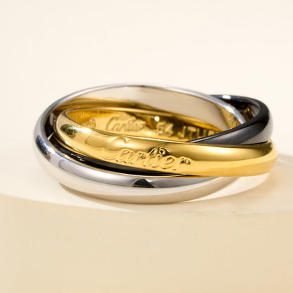 [AuraEcho]TRINITY 3.2MM RING BLACK CERAMIC