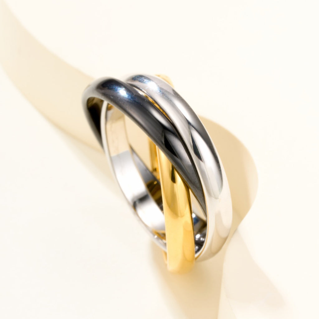 [AuraEcho]TRINITY 3.2MM RING BLACK CERAMIC
