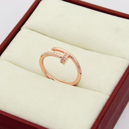 [AuraEcho]JUSTE 1.8MM HALF DIAMOND RING