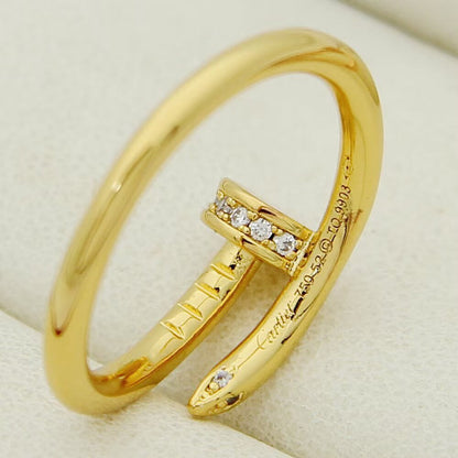 [AuraEcho]JUSTE 1.8MM HALF DIAMOND RING