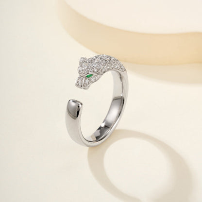 [AuraEcho]PANTHERE HALF DIAMOND SMALL RING