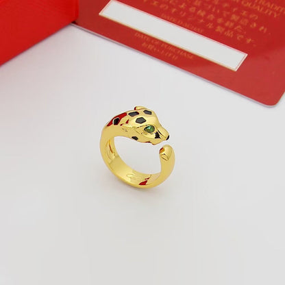 [AuraEcho]PANTHERE SPOTTED MEDIUM RING