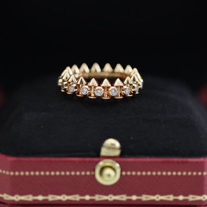 [AuraEcho]CLASH 6.8MM DIAMOND MEDIUM RING