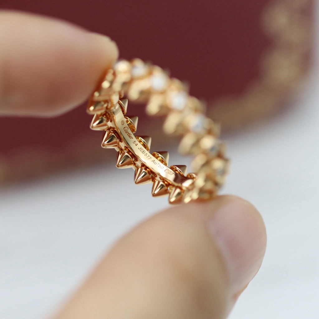 [AuraEcho]CLASH 6.8MM DIAMOND MEDIUM RING