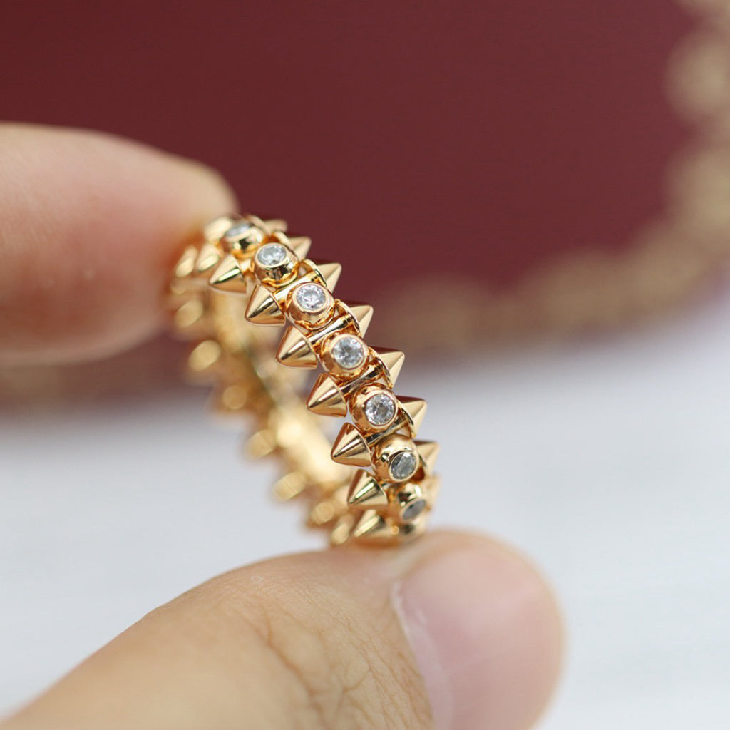 [AuraEcho]CLASH 6.8MM DIAMOND MEDIUM RING