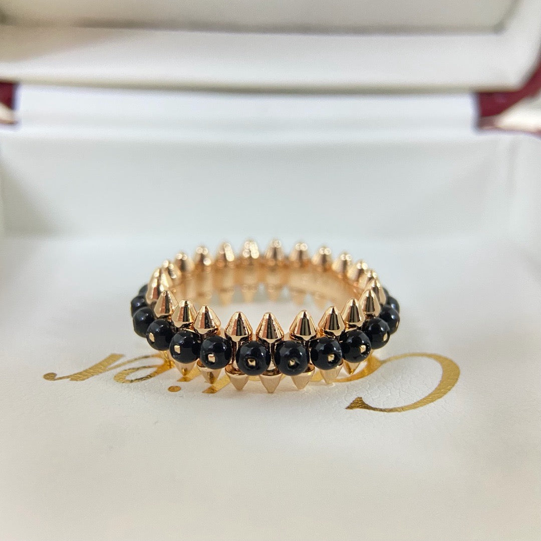 [AuraEcho]CLASH 7.9MM AGATE CHALCEDONY RING