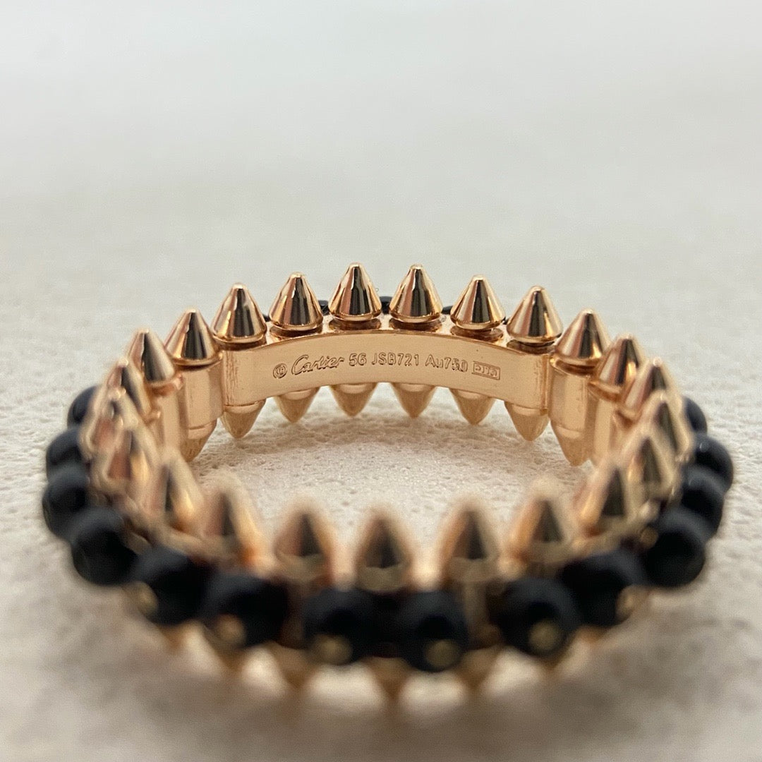 [AuraEcho]CLASH 7.9MM AGATE CHALCEDONY RING