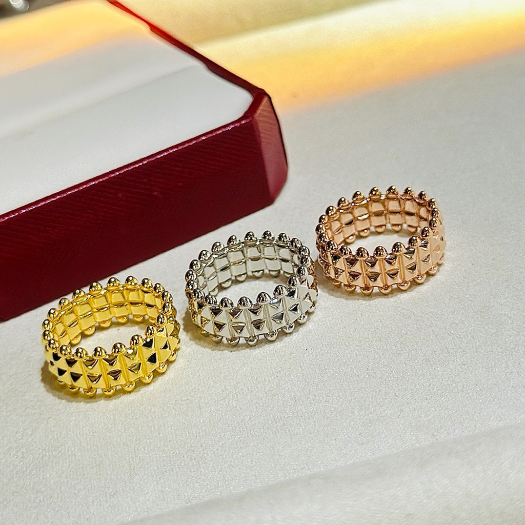 [AuraEcho]CLASH 9.2MM DOUBLE ROW RING