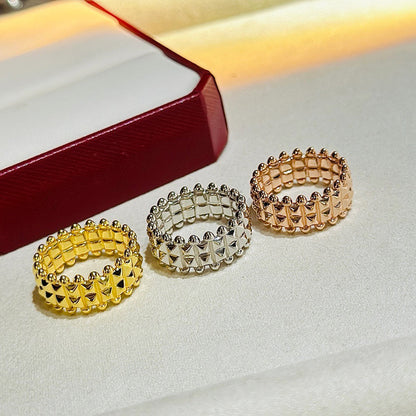 [AuraEcho]CLASH 9.2MM DOUBLE ROW RING