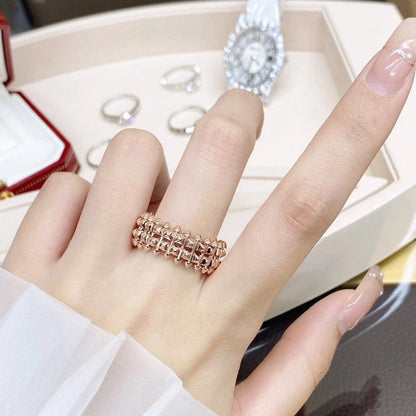 [AuraEcho]CLASH 9.2MM DOUBLE ROW RING