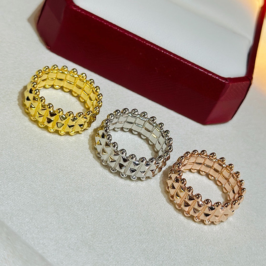 [AuraEcho]CLASH 9.2MM DOUBLE ROW RING
