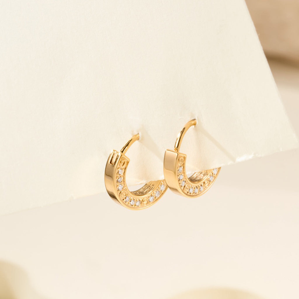 [AuraEcho]LOVE DIAMOND EARRINGS
