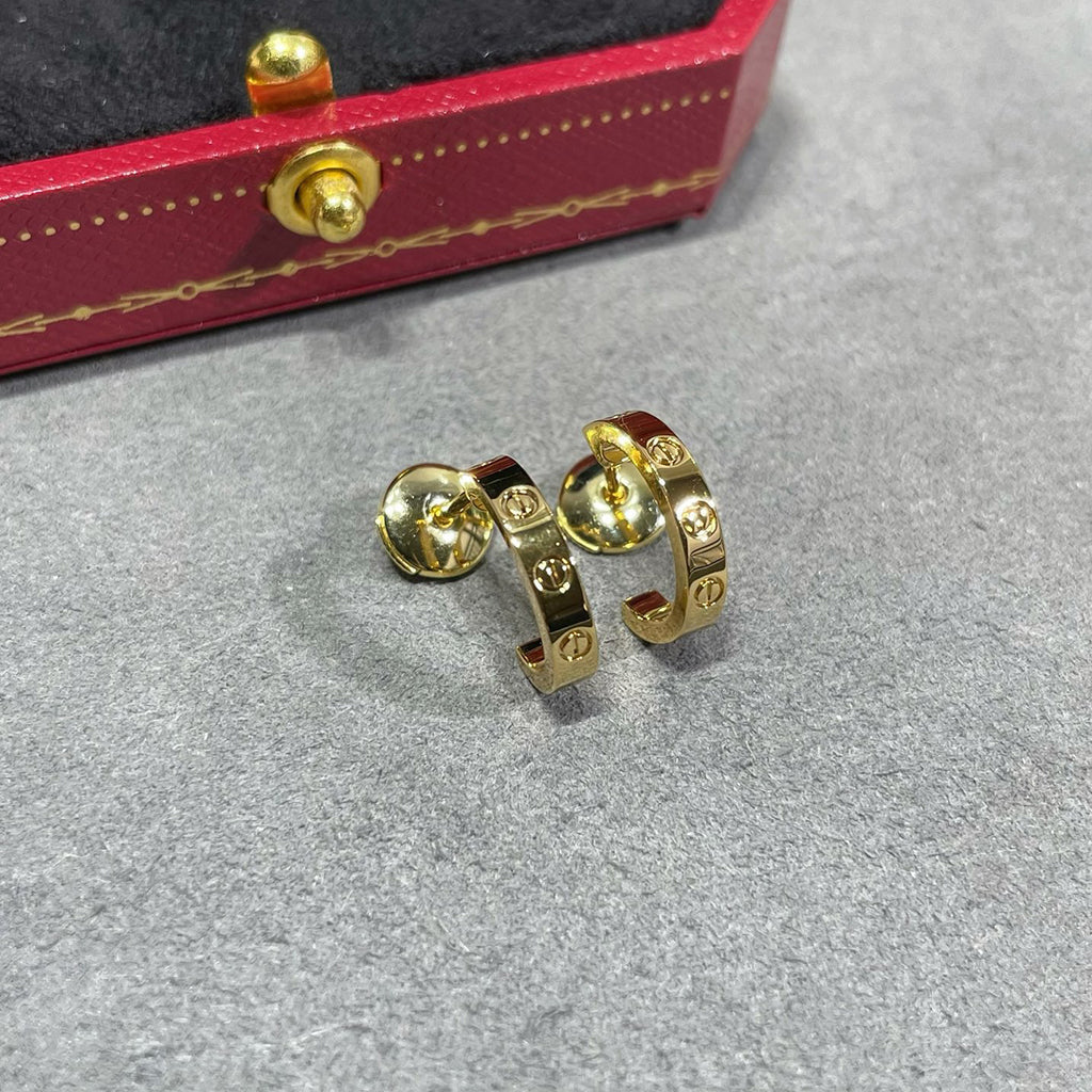 [AuraEcho]LOVE EARRINGS 2.65 MM NO DIAMOND SMALL