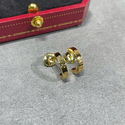 [AuraEcho]LOVE EARRINGS 2.65 MM NO DIAMOND SMALL