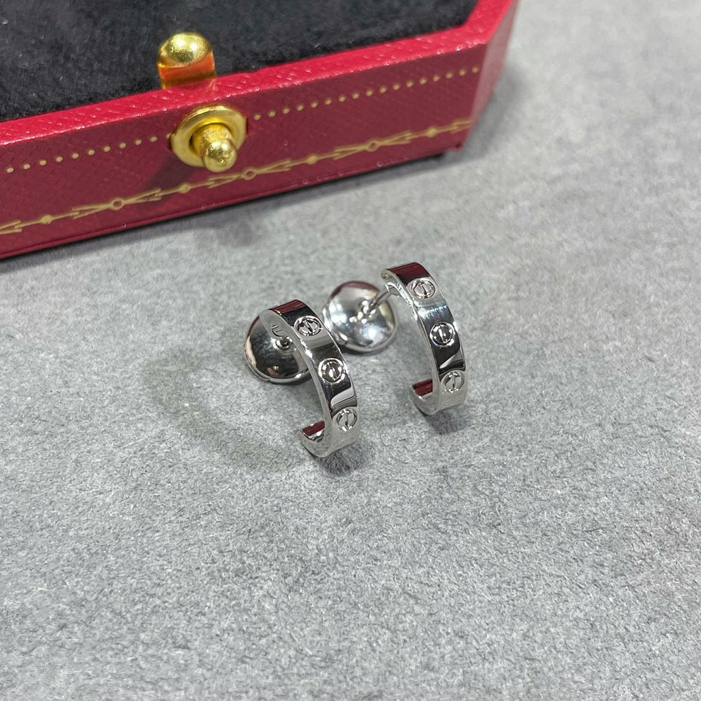 [AuraEcho]LOVE EARRINGS 2.65 MM NO DIAMOND SMALL