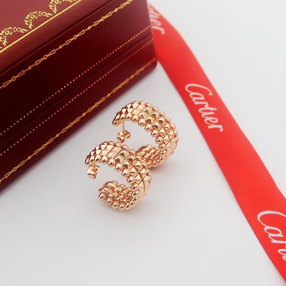 [AuraEcho]CLASH 9.2MM DOUBLE ROW EARRINGS