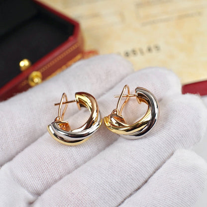 [AuraEcho]TRINITY ON DIAMOND CLASSIC EARRINGS