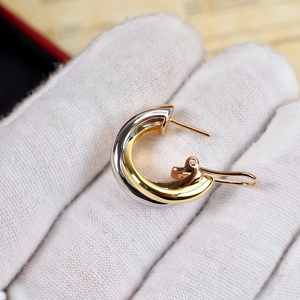 [AuraEcho]TRINITY ON DIAMOND CLASSIC EARRINGS