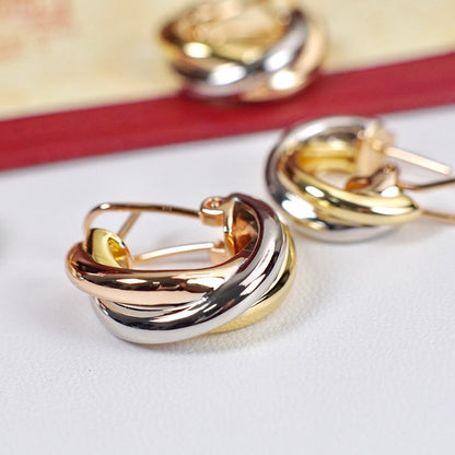 [AuraEcho]TRINITY ON DIAMOND CLASSIC EARRINGS